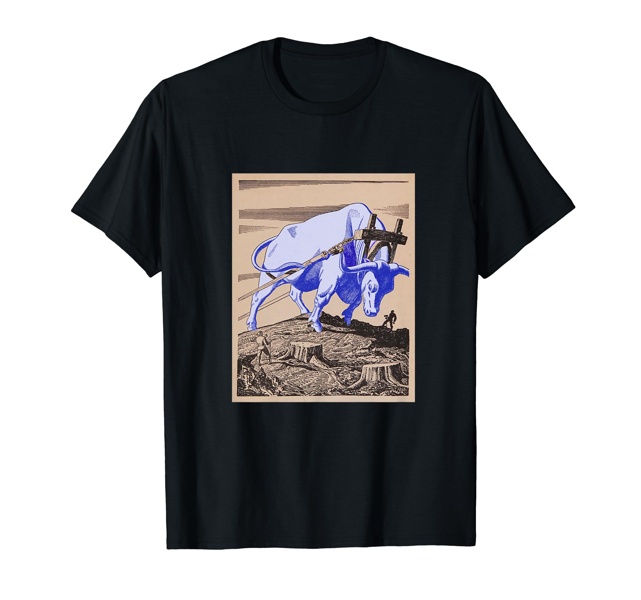 Babe Blue Ox 1924 T-Shirt - Minimalist Print Men Women - T-Shirt, Sweatshirt, Hoodie