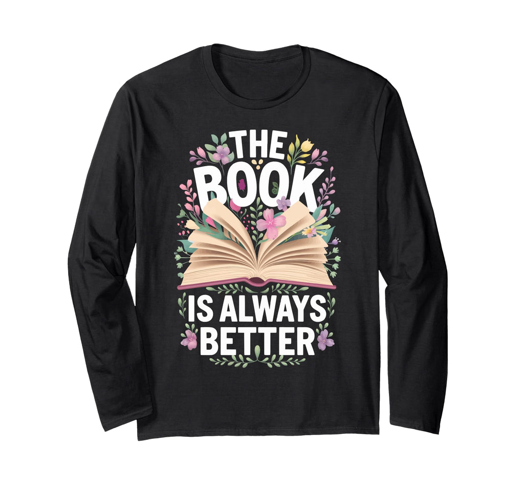 Book Reader Reading Literature Novel T-Shirt - Graphic Print Men Women - T-Shirt, Sweatshirt, Hoodie
