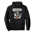 Hold Partner Im Overstimulated Cowboy Frog Hoodie - Unique Graphic Unisex - T-Shirt, Sweatshirt, Hoodie