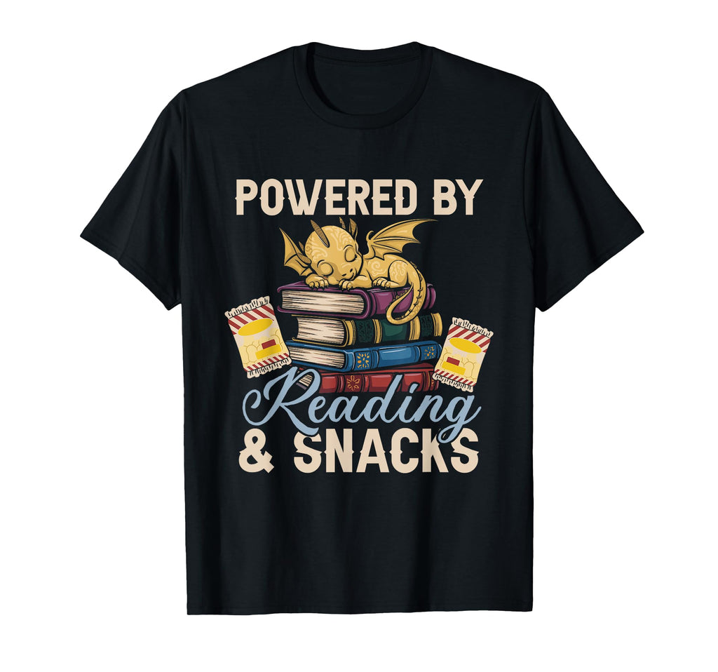 Dragon Books Powered Reading And T-Shirt - Streetwear Style for Adults - T-Shirt, Sweatshirt, Hoodie