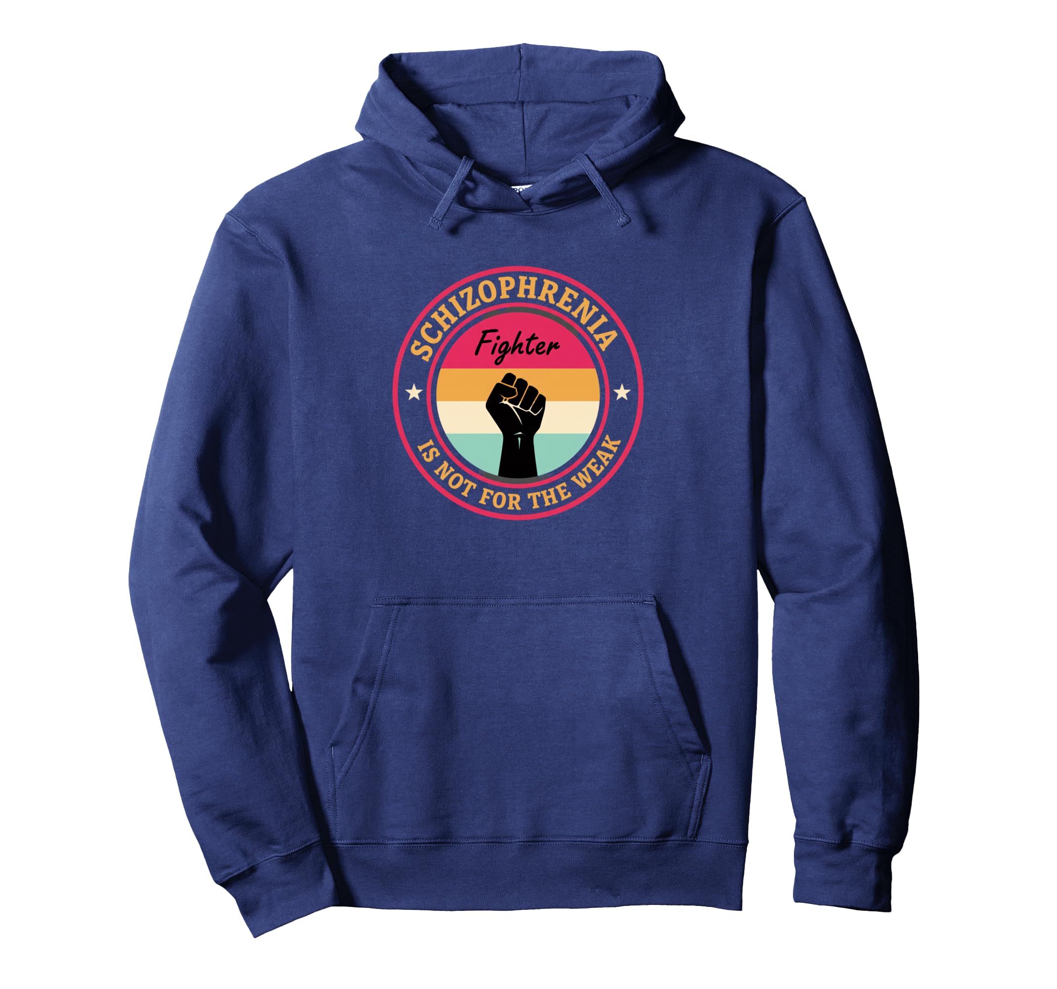 Schizophrenia Awareness Fighter End Hoodie - Streetwear Style for Adults - T-Shirt, Sweatshirt, Hoodie