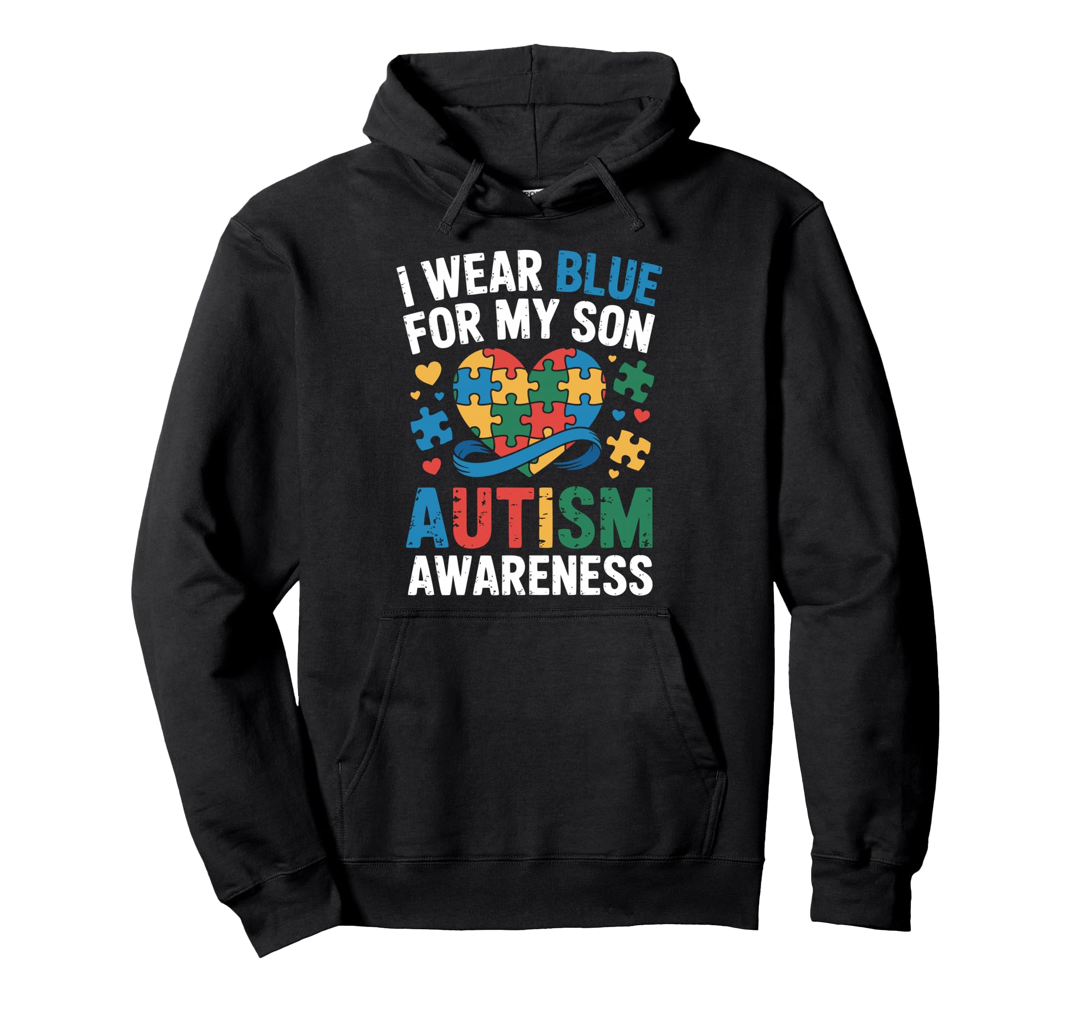 Autism Dad Mom Autistic Son Family Hoodie - Streetwear Style Men Women - T-Shirt, Sweatshirt, Hoodie