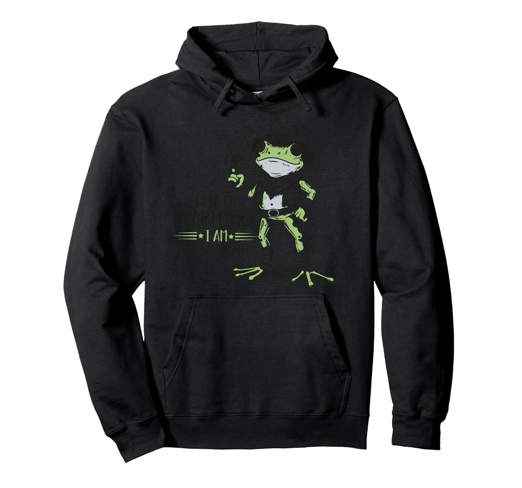 Hold Partner I Am Overstimulated Hoodie - Custom Art Print Men Women - T-Shirt, Sweatshirt, Hoodie