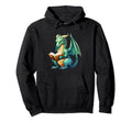 Funny Bookworm And Dragons Sweatshirt - Casual Everyday Wear Men Women - T-Shirt, Sweatshirt, Hoodie