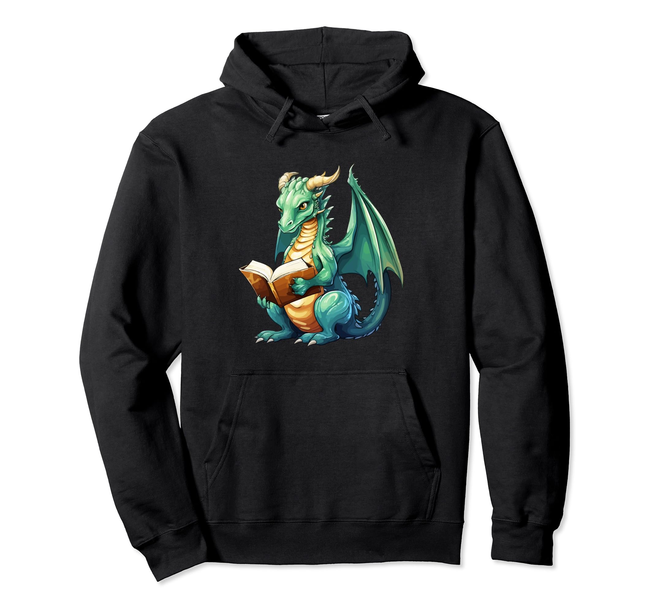 Funny Bookworm And Dragons Sweatshirt - Casual Everyday Wear Men Women - T-Shirt, Sweatshirt, Hoodie