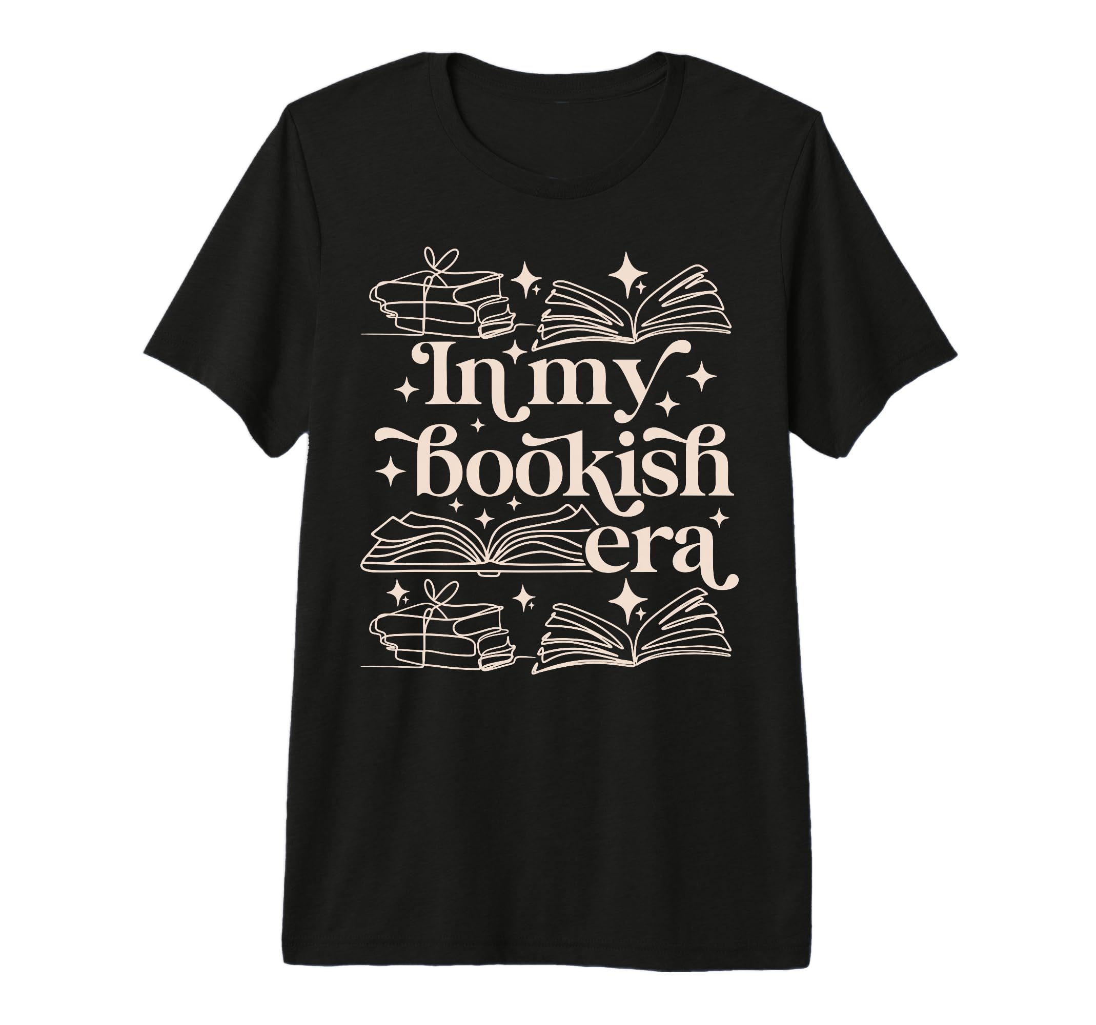My Bookish Era Book Lover Tri Blend T-Shirt - Minimalist Print Men Women - T-Shirt, Sweatshirt, Hoodie