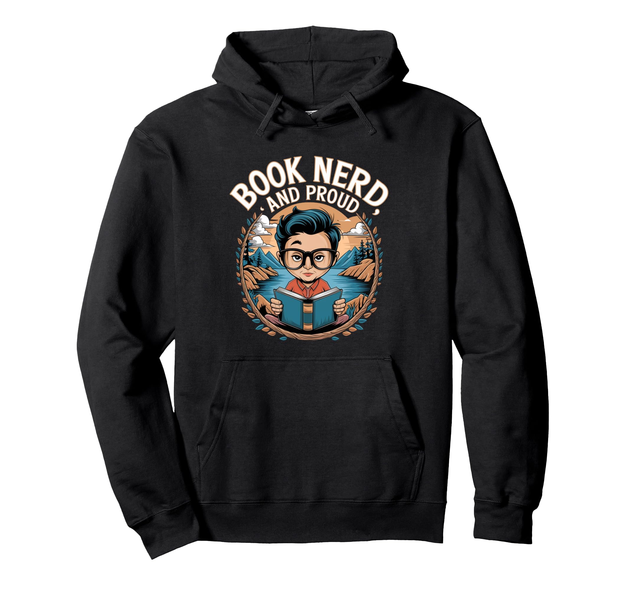 Read Book Reader Library Reading Hoodie - Casual Everyday Wear Men Women - T-Shirt, Sweatshirt, Hoodie