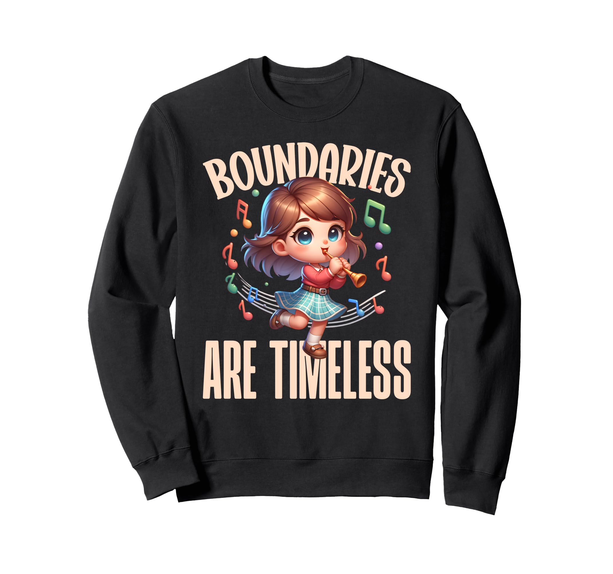 Boundaries Are Timeless Sweatshirt - Custom Art Print for Adults - T-Shirt, Sweatshirt, Hoodie
