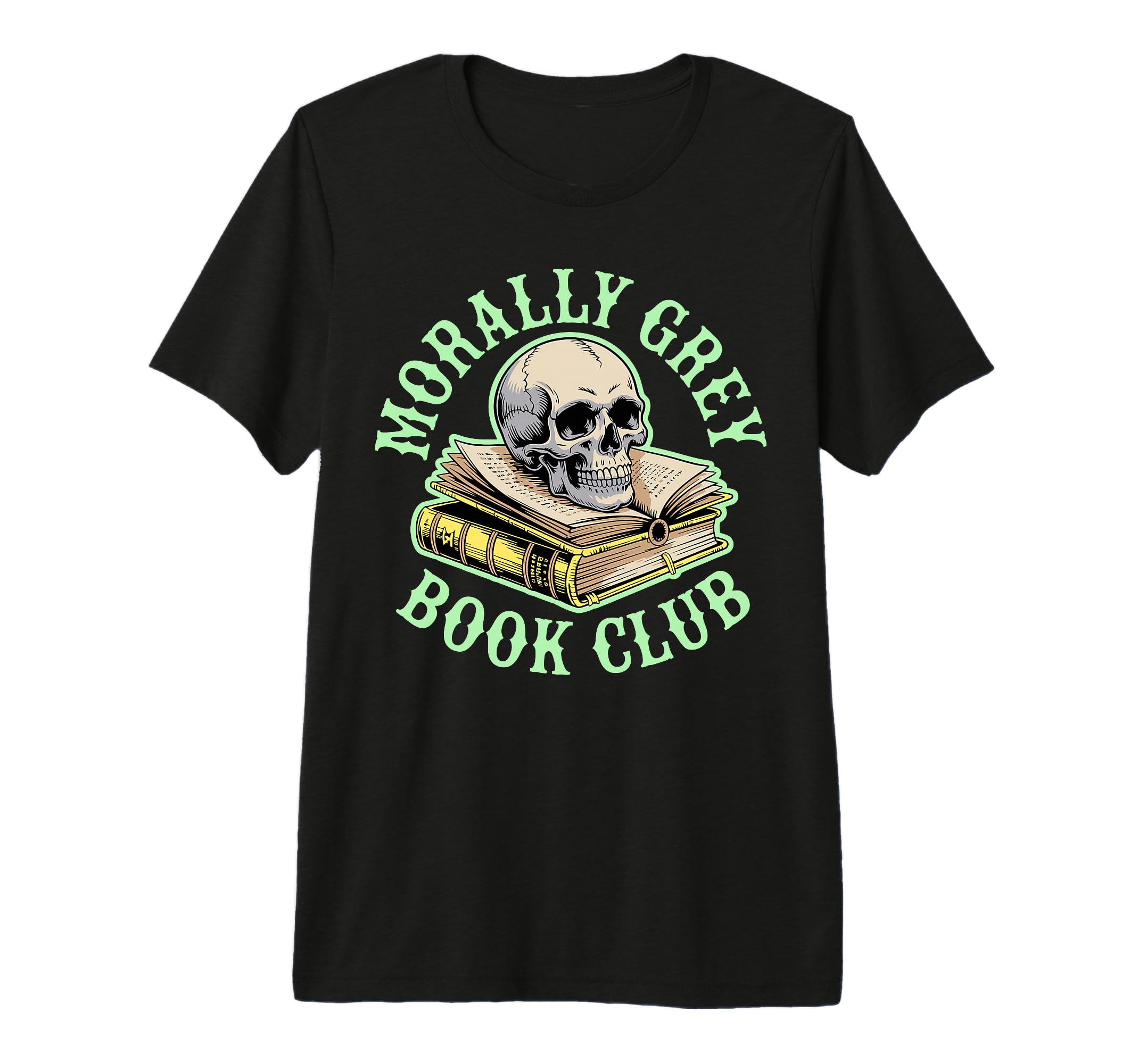 Morally Grey Book Club Bookworm T-Shirt - Custom Art Print for Adults - T-Shirt, Sweatshirt, Hoodie