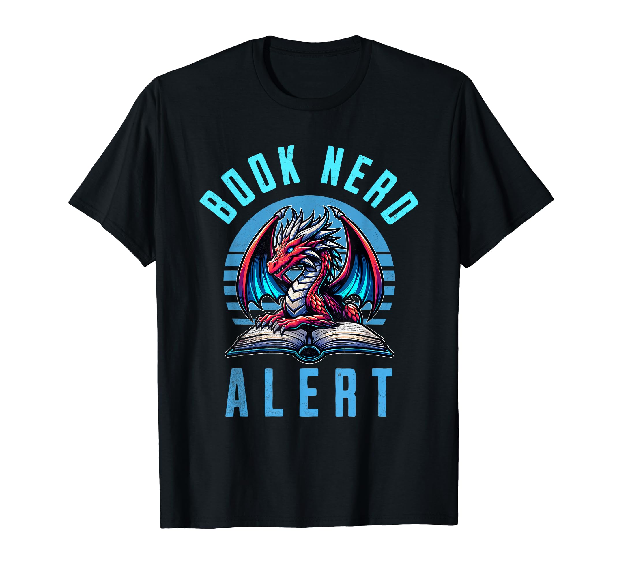 Dragon Reading Bookworm Book T-Shirt - Casual Everyday Wear for Adults - T-Shirt, Sweatshirt, Hoodie