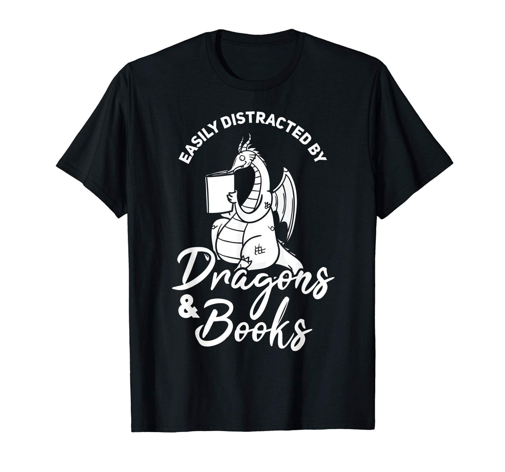 Book Dragon Gift Reading Reader T-Shirt - Casual Everyday Wear for Adults - T-Shirt, Sweatshirt, Hoodie