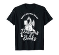 Book Dragon Gift Reading Reader T-Shirt - Casual Everyday Wear for Adults - T-Shirt, Sweatshirt, Hoodie