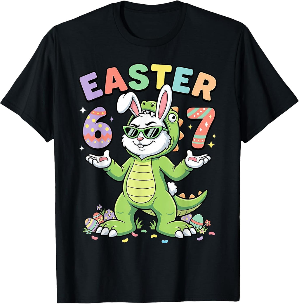Kids Egg Hunt Dino Bunny Humor Apparel Unisex T-shirt, Sweatshirt, Hoodie, Long Sleeve Tee - T-Shirt, Sweatshirt, Hoodie