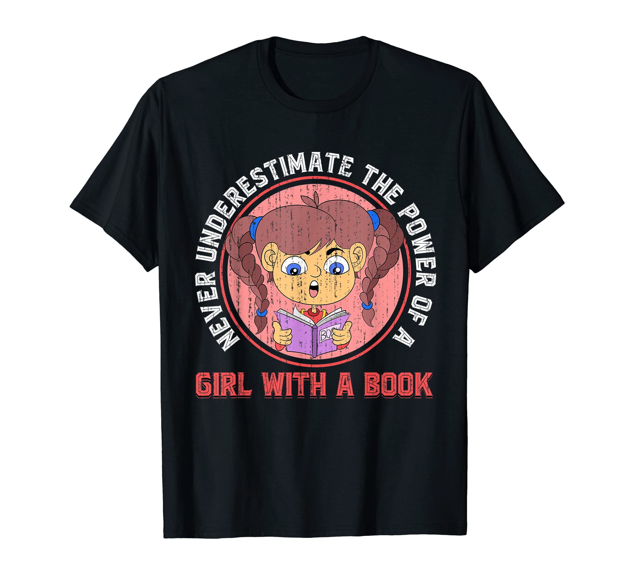 Book Lover Bookworm Librarian Nerd Reading T-Shirt - Graphic Print Unisex - T-Shirt, Sweatshirt, Hoodie