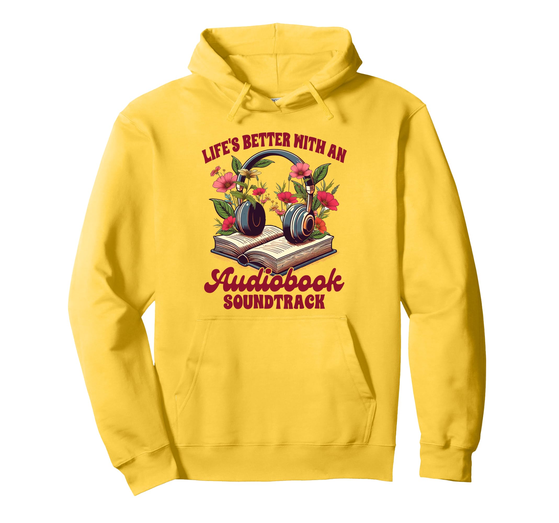 Audiobook Lover Lifes Better Hoodie - Casual Everyday Wear Men Women - T-Shirt, Sweatshirt, Hoodie