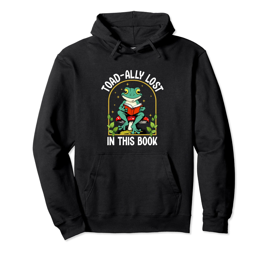 Toad Ally Lost This Book Hoodie - Custom Art Print Men Women - T-Shirt, Sweatshirt, Hoodie