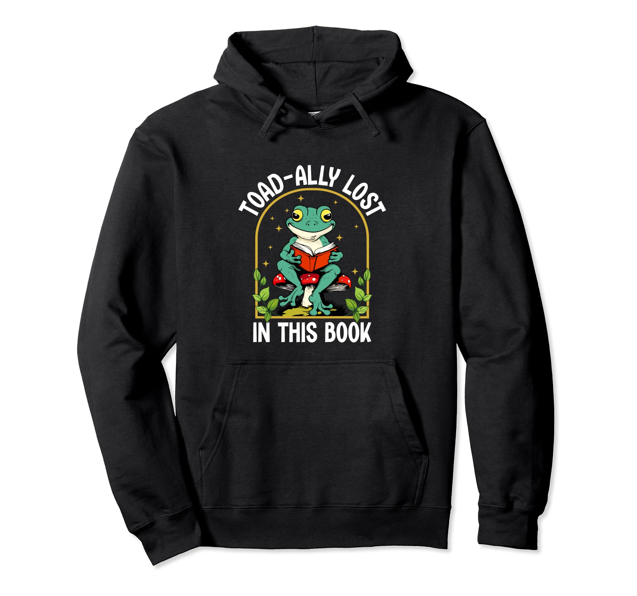 Toad Ally Lost This Book Hoodie - Custom Art Print Men Women - T-Shirt, Sweatshirt, Hoodie
