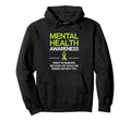 Mental Health Awareness Month Green Ribbon Hoodie - Streetwear Style Unisex - T-Shirt, Sweatshirt, Hoodie