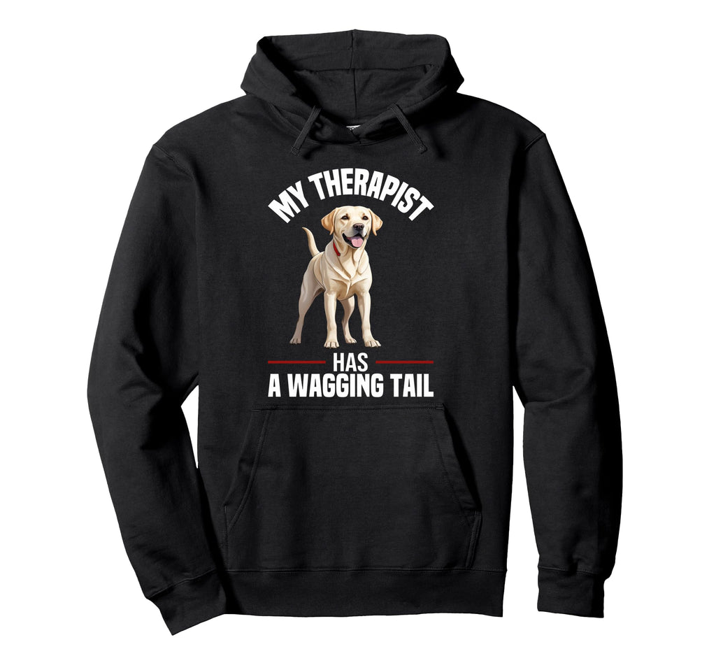Funny Therapy Service Dog Labrador Hoodie - Streetwear Style for Adults - T-Shirt, Sweatshirt, Hoodie