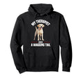 Funny Therapy Service Dog Labrador Hoodie - Streetwear Style for Adults - T-Shirt, Sweatshirt, Hoodie