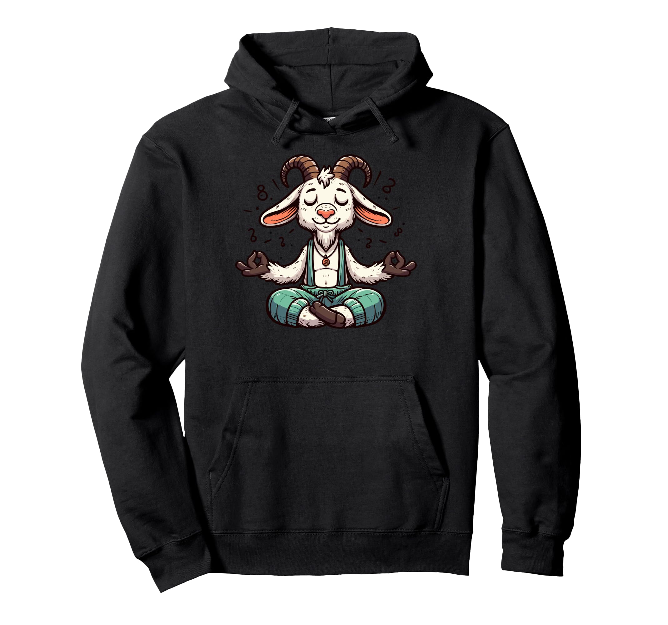 Meditation Goat Yoga Pose Hoodie - Casual Everyday Wear for Adults - T-Shirt, Sweatshirt, Hoodie