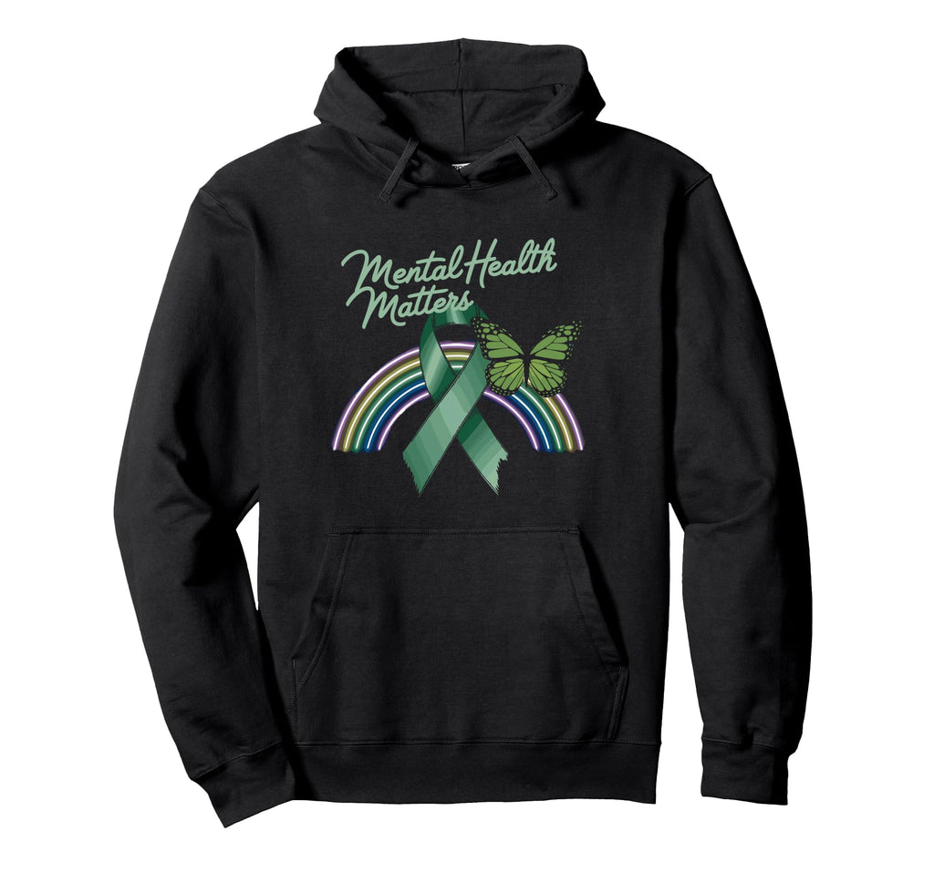 Mental Health Matters Mental Health Hoodie - Novelty Apparel Unisex - T-Shirt, Sweatshirt, Hoodie