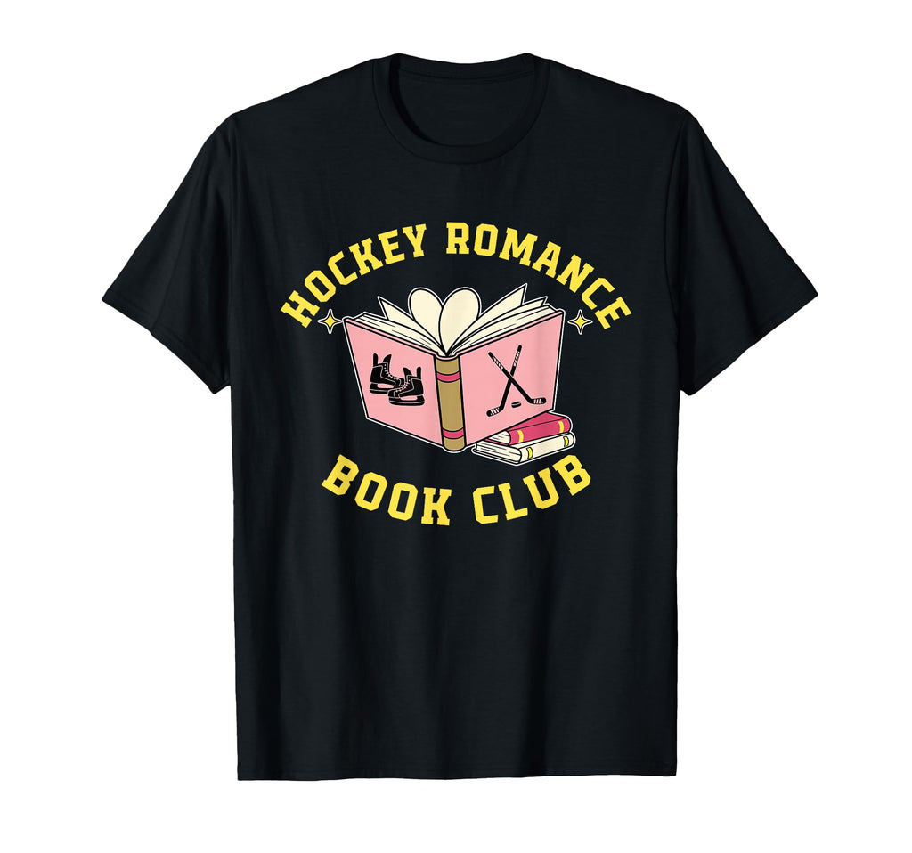 Hockey Romance Book Club Readers Sports T-Shirt - Trendy Graphic Men Women - T-Shirt, Sweatshirt, Hoodie