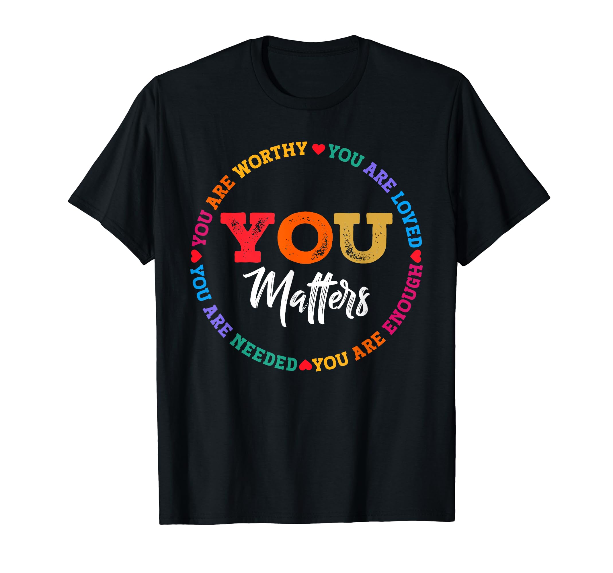 Green Ribbon You Are Worthy Mental T-Shirt - Custom Art Print Men Women - T-Shirt, Sweatshirt, Hoodie