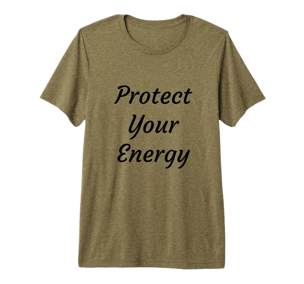 Protect Your Energy Tri Blend T-Shirt - Custom Art Print for Adults - T-Shirt, Sweatshirt, Hoodie