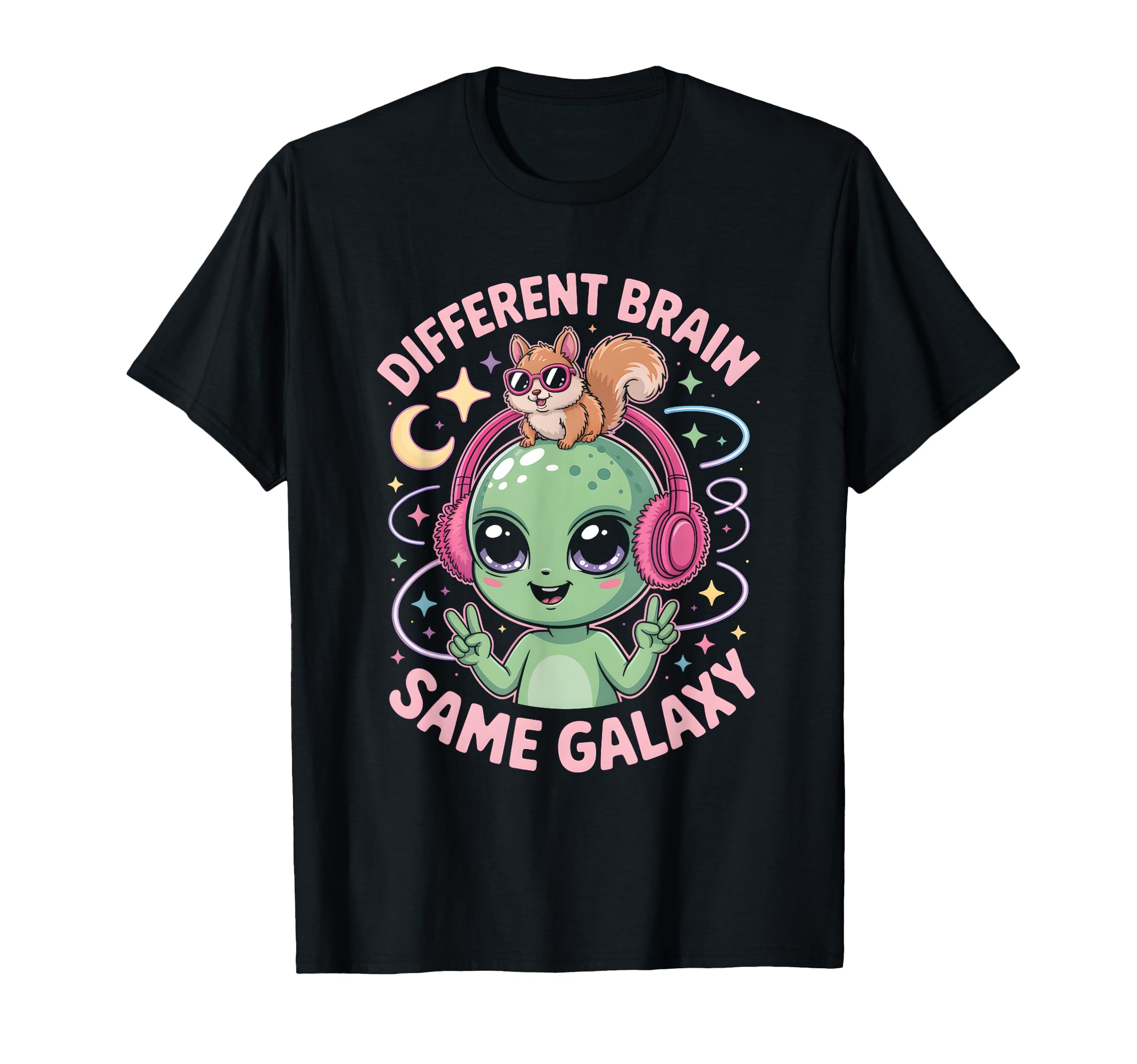 Neurodiverse Different Brain Same T-Shirt - Fun Novelty Design for Adults - T-Shirt, Sweatshirt, Hoodie
