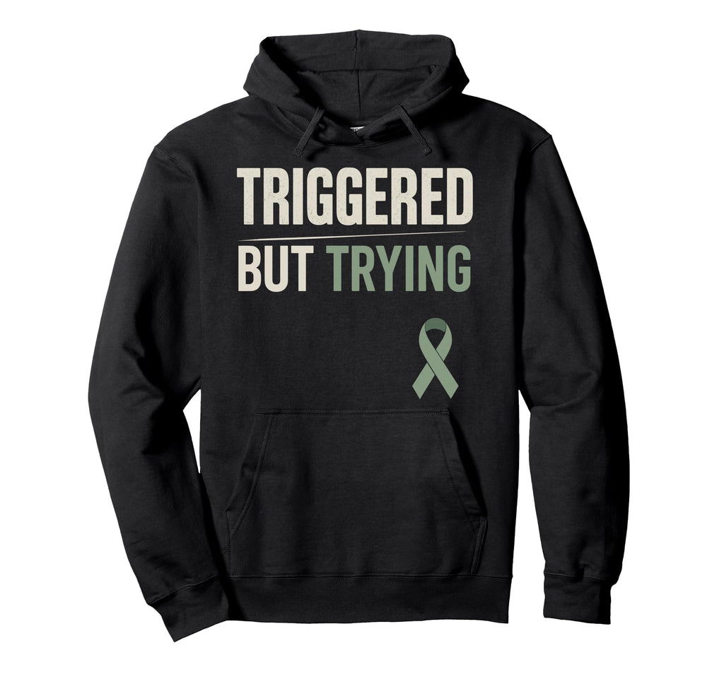 Ptsd Awareness Mental Health Support Hoodie - Minimalist Print for Adults - T-Shirt, Sweatshirt, Hoodie