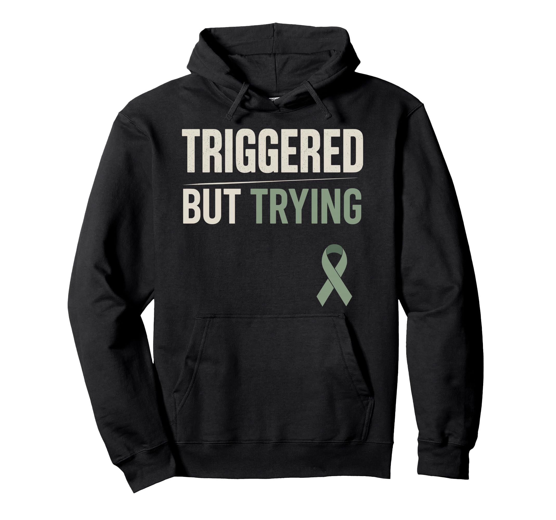 Ptsd Awareness Mental Health Support Hoodie - Minimalist Print for Adults - T-Shirt, Sweatshirt, Hoodie