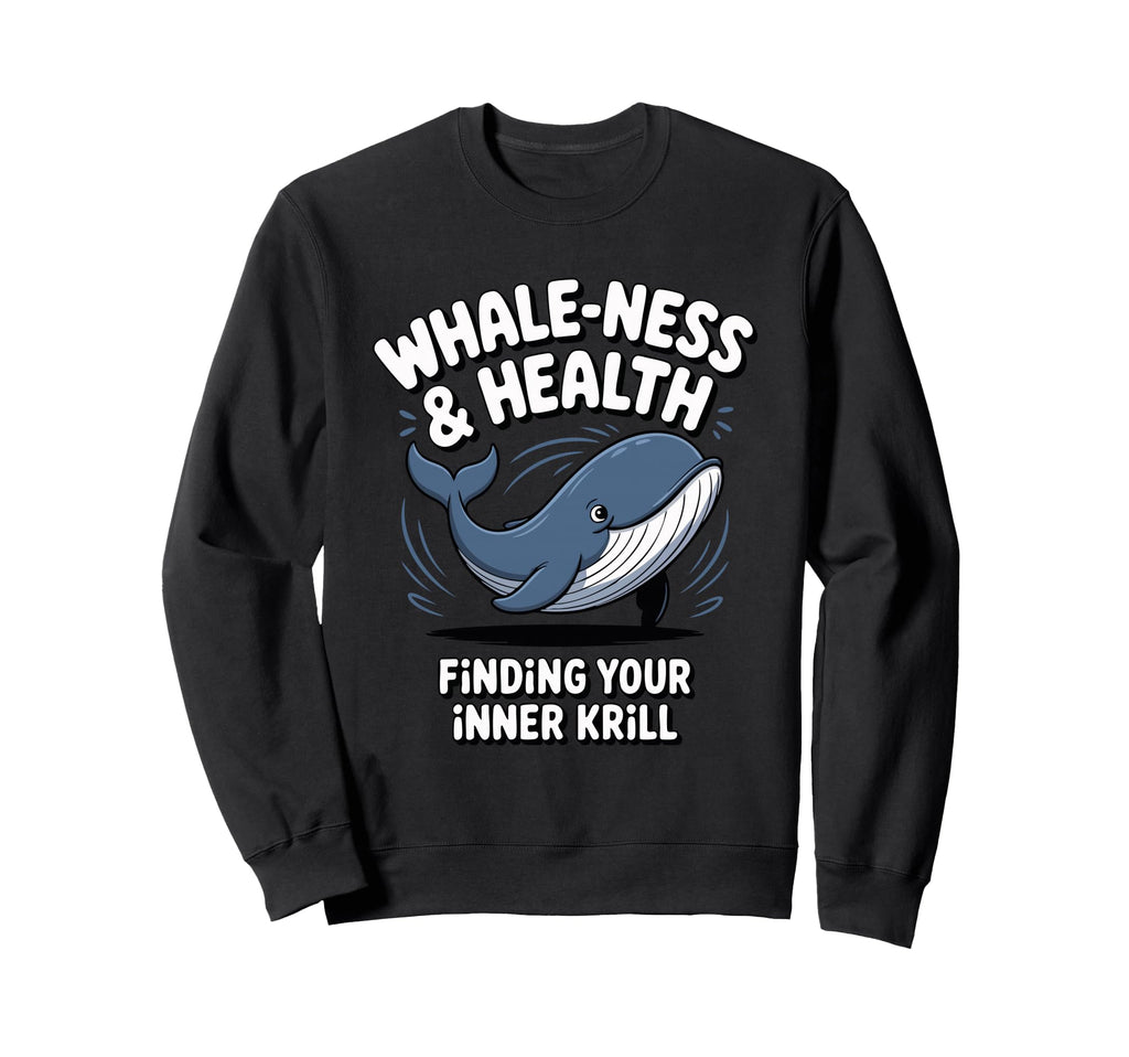Whale Ness And Health Finding Sweatshirt - Streetwear Style for Adults - T-Shirt, Sweatshirt, Hoodie
