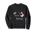 Anti Social Butterfly Introverted Sweatshirt - Minimalist Print Unisex - T-Shirt, Sweatshirt, Hoodie