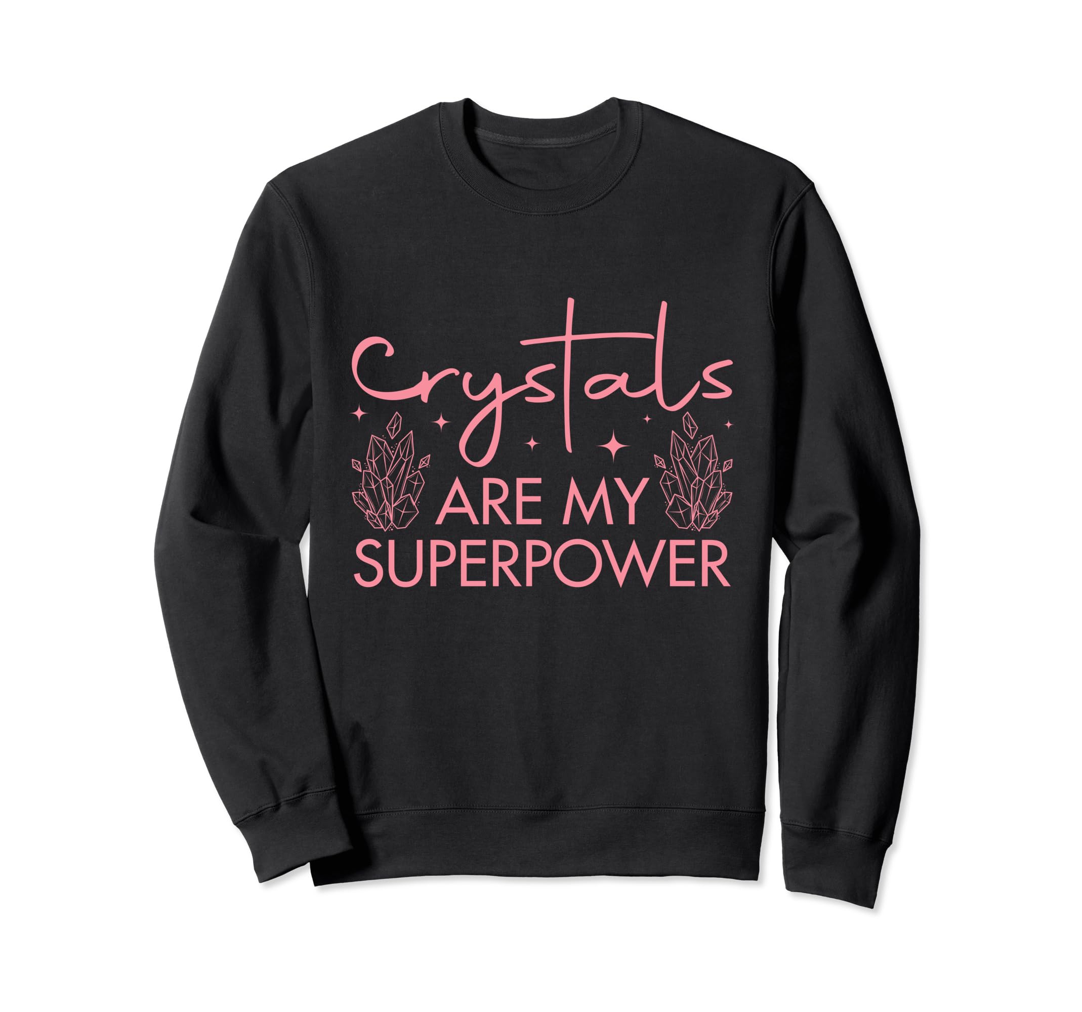 Crystals Witchy Alchemy Chakras Sweatshirt - Custom Art Print Unisex - T-Shirt, Sweatshirt, Hoodie