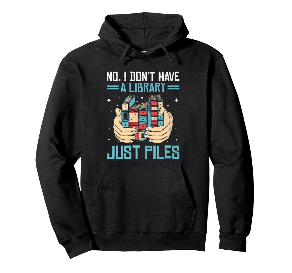 Funny Rare Books Collector Collection Hoodie - Minimalist Print Men Women - T-Shirt, Sweatshirt, Hoodie