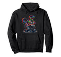 Funny T Rex Monster Truck Book Club Hoodie - Streetwear Style for Adults - T-Shirt, Sweatshirt, Hoodie