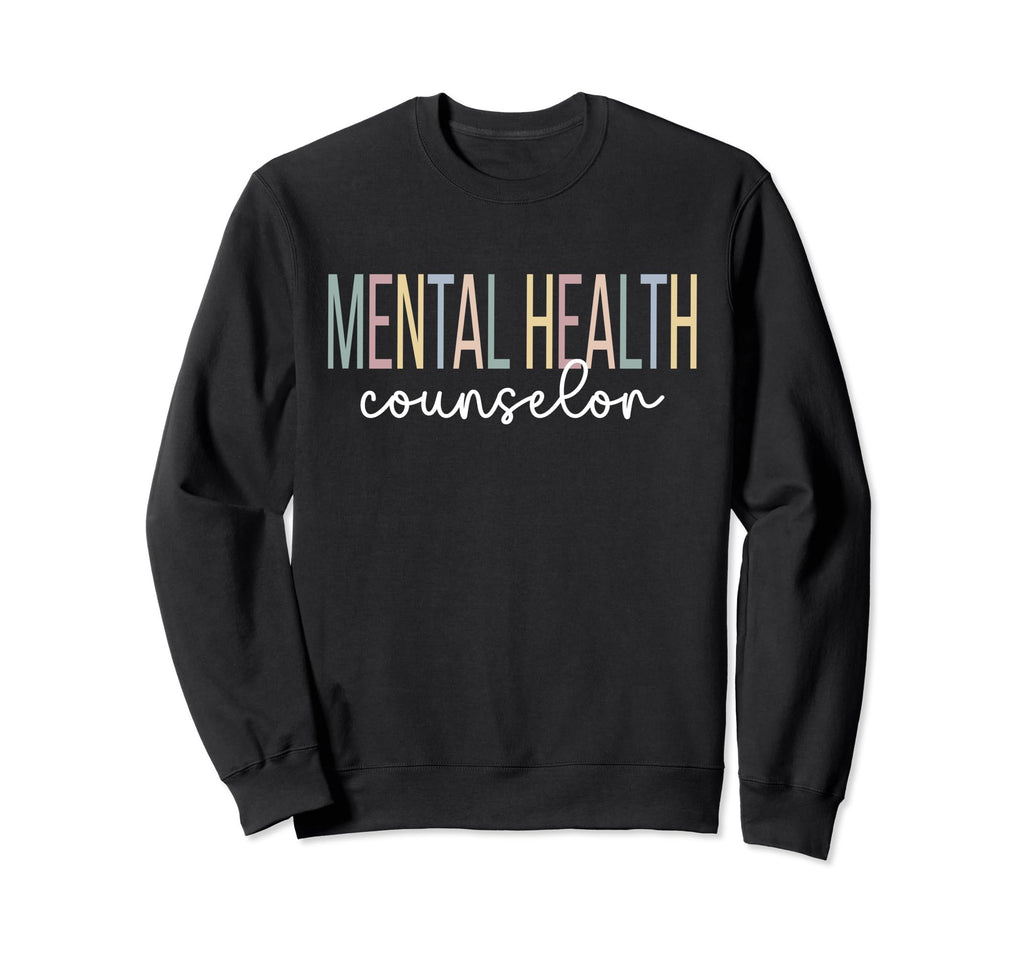 Mental Health Counselor Boho Mental Sweatshirt - Graphic Print Men Women - T-Shirt, Sweatshirt, Hoodie