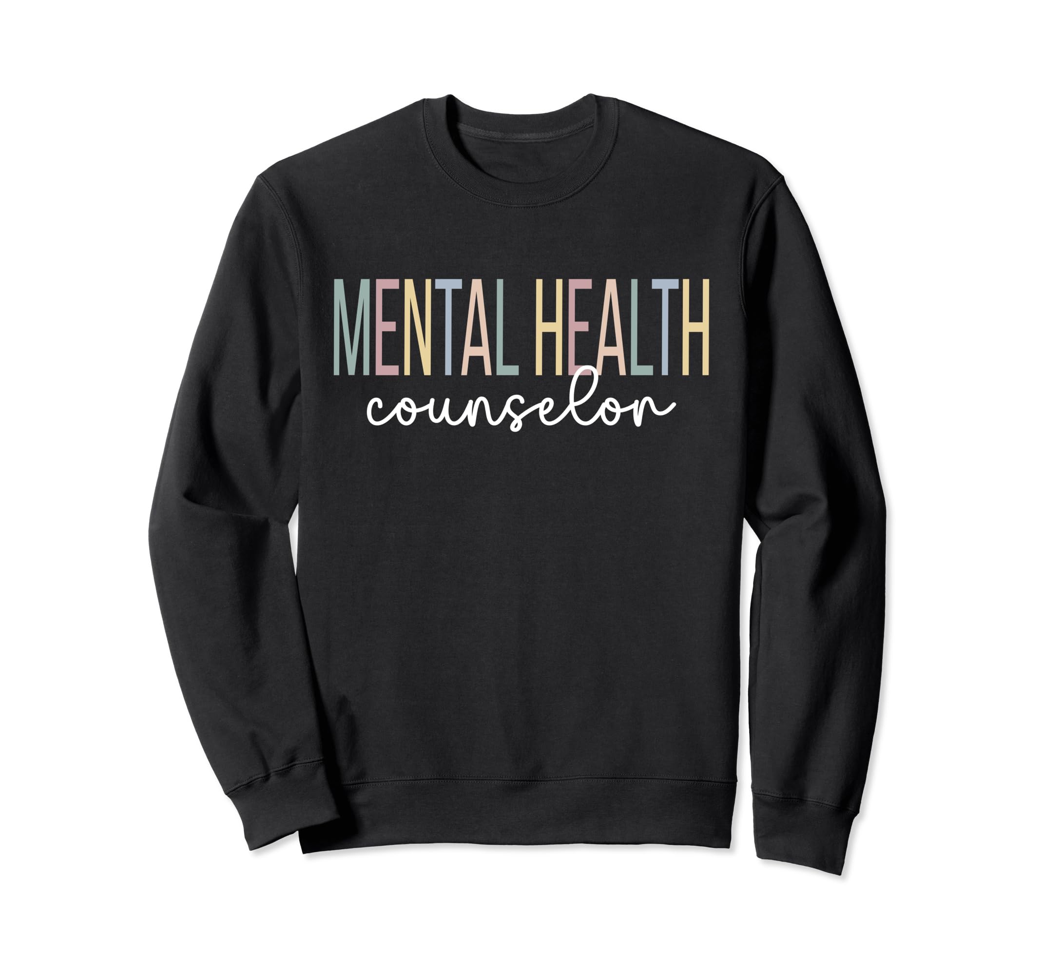 Mental Health Counselor Boho Mental Sweatshirt - Graphic Print Men Women - T-Shirt, Sweatshirt, Hoodie