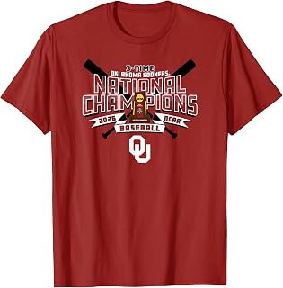 Oklahoma Sooners National Champs 2026 Baseball CWS Trophy T-Shirt Unisex T-shirt, Sweatshirt, Hoodie, Long Sleeve Tee - T-Shirt, Sweatshirt, Hoodie