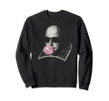 Shakespeare Sunglasses Blowing Sweatshirt - Trendy Graphic Men Women - T-Shirt, Sweatshirt, Hoodie