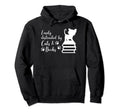 Easily Distracted Cats And Books Cat Book Hoodie - Graphic Print Men Women - T-Shirt, Sweatshirt, Hoodie