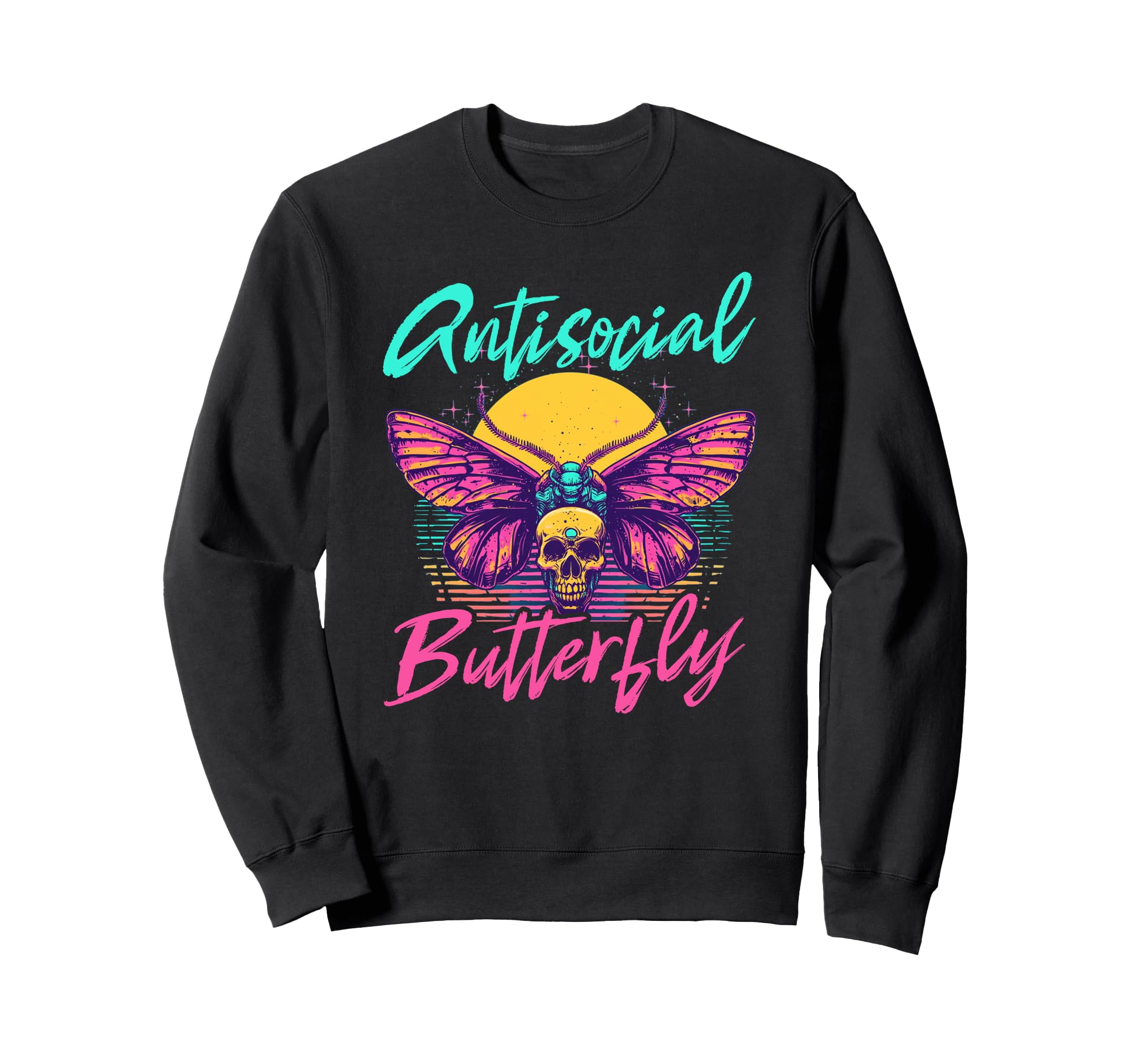 Antisocial Butterfly Gift Hoodie - Custom Art Print for Adults - T-Shirt, Sweatshirt, Hoodie
