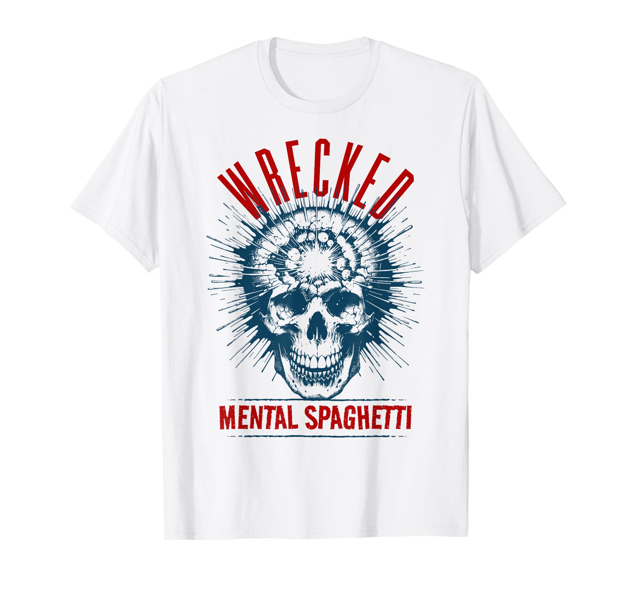 Adhd Wrecked Mental Spaghetti T-Shirt - Unique Graphic Men Women - T-Shirt, Sweatshirt, Hoodie