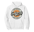 Badge Introvert Indoorsy Antisocial Hoodie - Trendy Graphic for Adults - T-Shirt, Sweatshirt, Hoodie