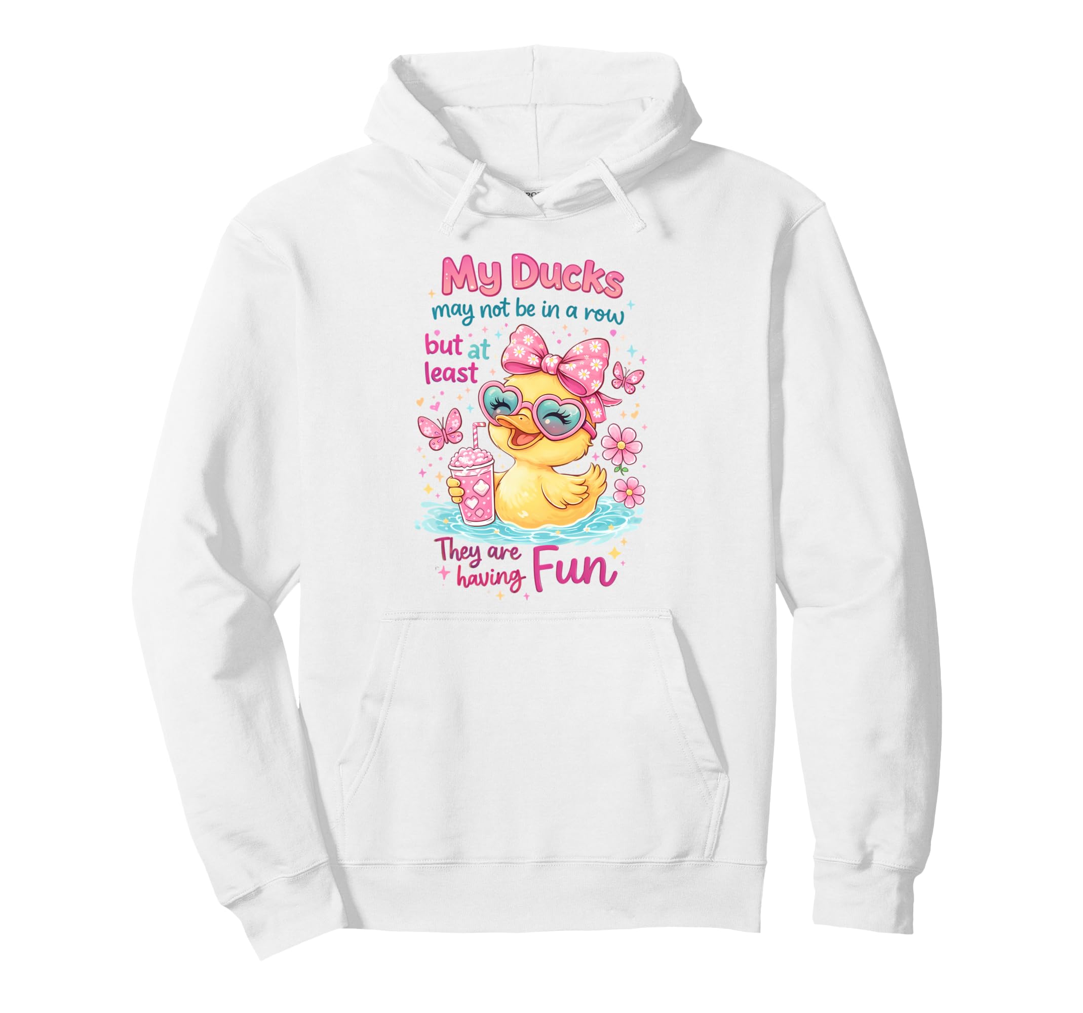 Mental Health Anxiety Duck My Ducks Hoodie - Custom Art Print Men Women - T-Shirt, Sweatshirt, Hoodie