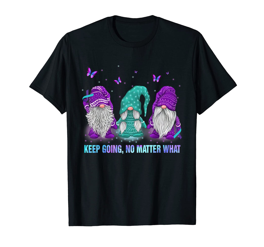 L0Bj Gnome Keeps Going No Matter What T-Shirt - Minimalist Print Men Women - T-Shirt, Sweatshirt, Hoodie