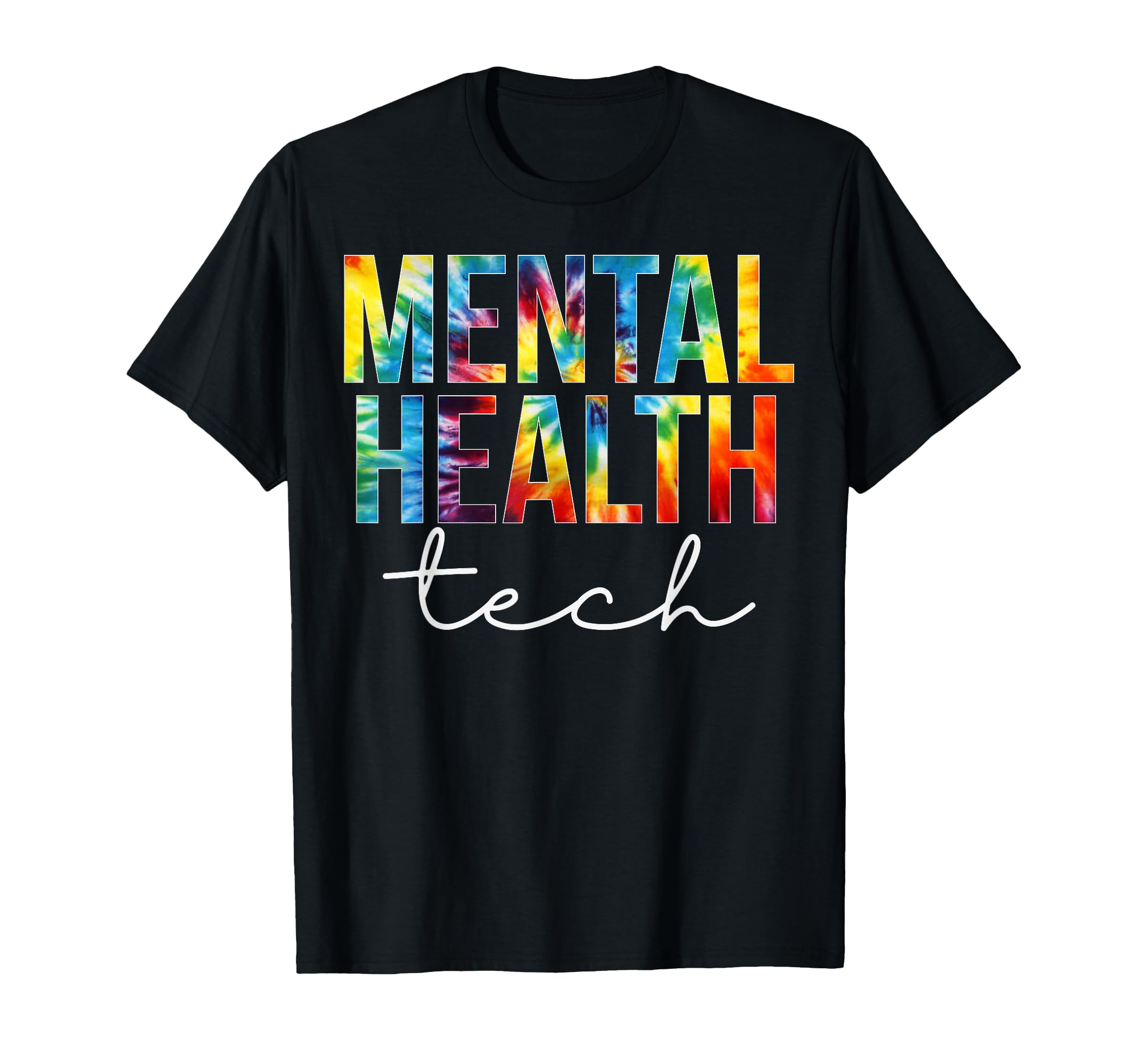 Mental Health Tech Appreciation Day Tie T-Shirt - Custom Art Print Unisex - T-Shirt, Sweatshirt, Hoodie