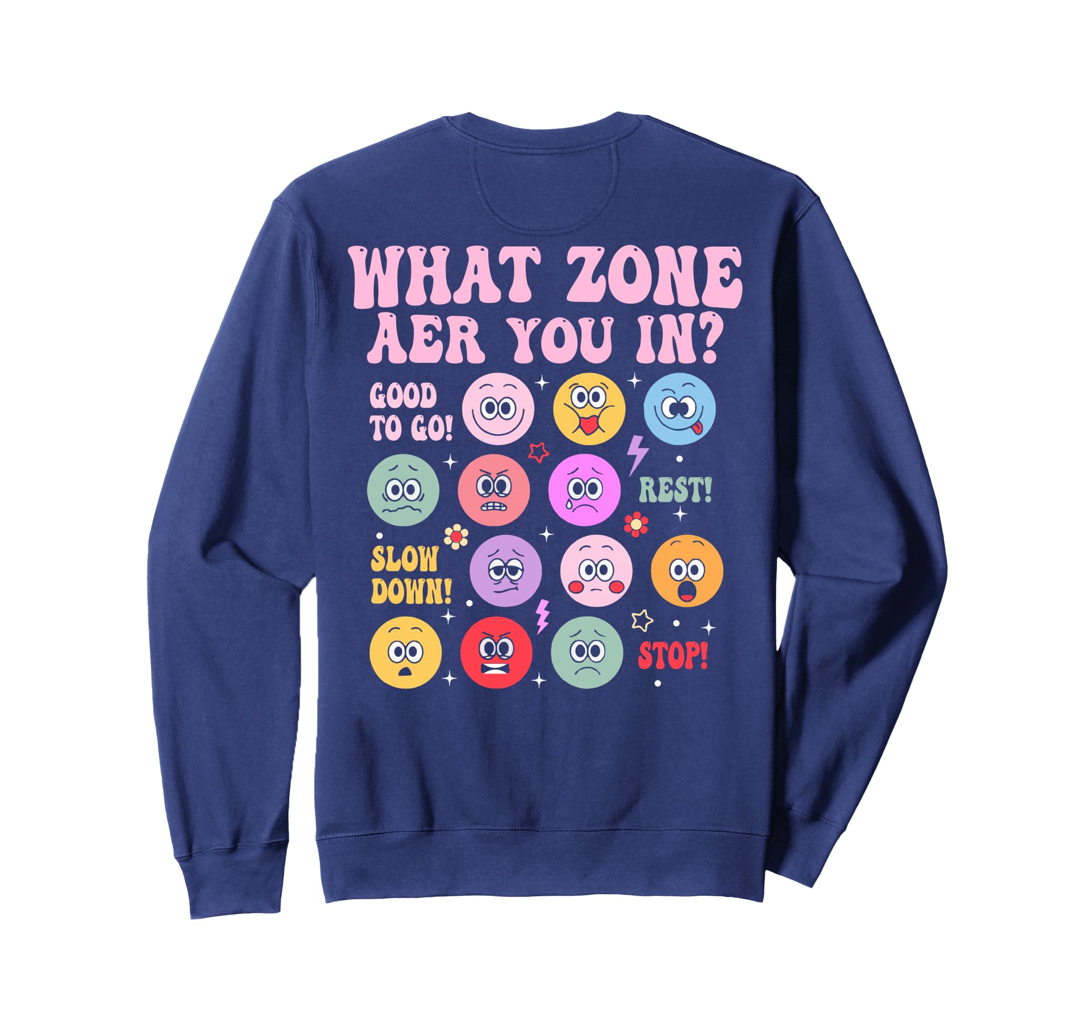 Zone Regulation School Counselor Sweatshirt - Aesthetic Graphic for Adults - T-Shirt, Sweatshirt, Hoodie