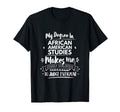 African American Studies Art T-Shirt - Fun Novelty Design Unisex - T-Shirt, Sweatshirt, Hoodie